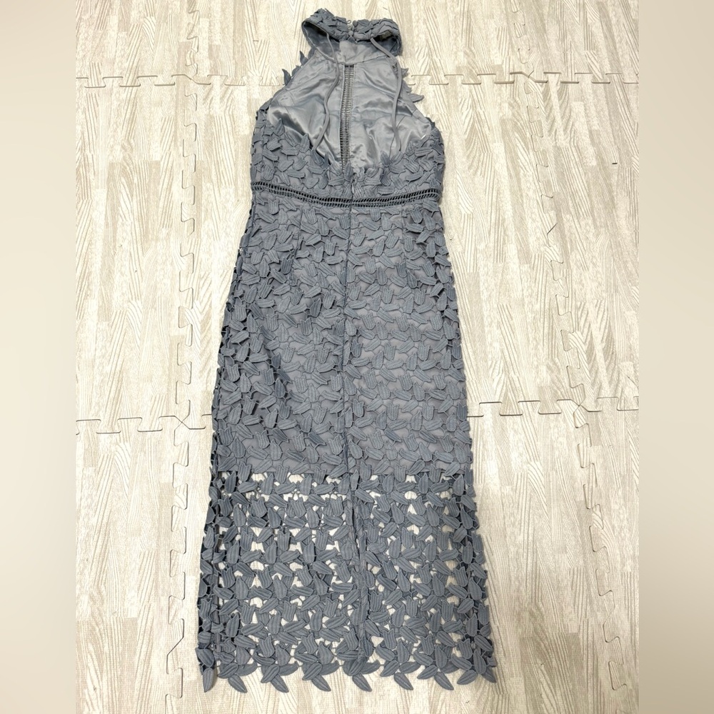 Revolve Bardot Gemma Brand Halter Midi Dress - Picture 5 of 11